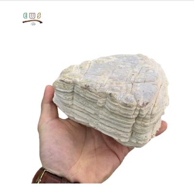 China Viable Aquarium Lanscape Muti Layer Rock Pagoda Stone For Aquarium Aquascaping for sale