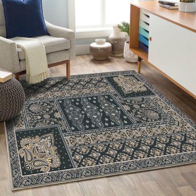 China Small washable rug with rubber backing above rug living room made from rug samples for sale