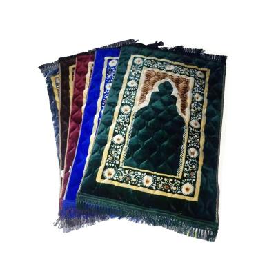 China Washable Modern Arabic Prayer Rug Prayer Blanket Prayer Mat for sale