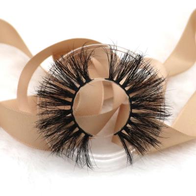 China long free preview Mink Wispy Strip Eyelashes, Luxury 25mm Mink Lashes Handmade 25mm Mink Eyelash With Private Label for sale