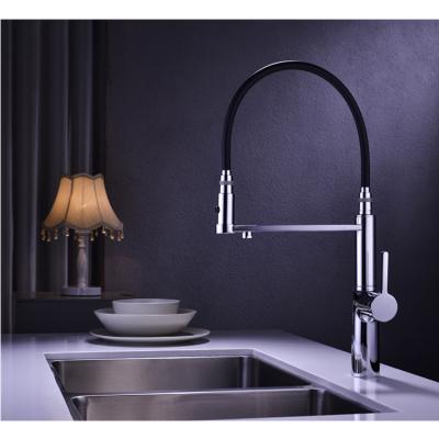 China 360Â ° spinning ce approved high quality brass pull out kitchen faucet for sale