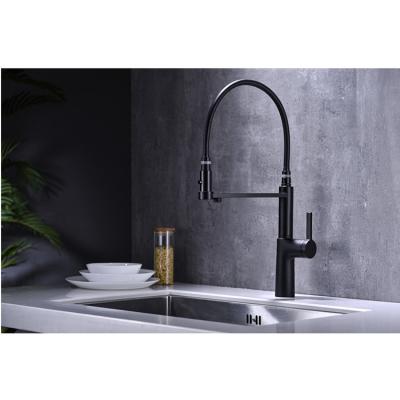 China 360Â ° Rotation Black Paint 3 Way Filtered Drinking Mixer Tap Chrome Plated Water Purifier Kitchen Faucet for sale