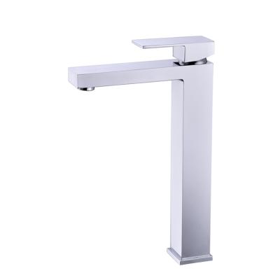 China Contemporary Fast Delivery Luxury High Quality Industrial Soft No Splash Tall Basin Mixer Tap Brass Bathroom for sale