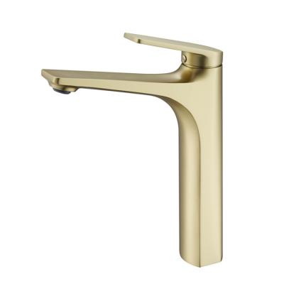 China Multi-Layer Electroplating Deck Mounted Black Brass Bathroom Sink Basin Gold Bathroom Basin Mono Brass Mixer Taps Faucets for sale