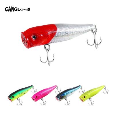 China New Design Durable 9cm 14g Canglong Floating Fishing Lure Sea Fishing Hard Wave Rigging Bionic Plastic Bait for sale