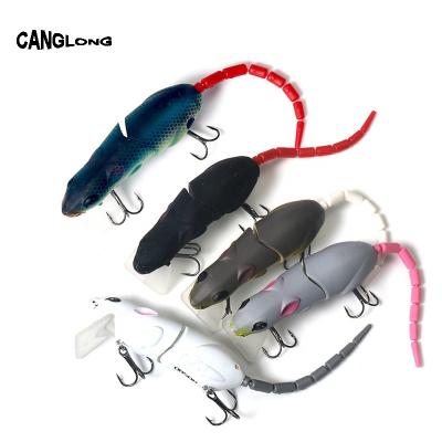 China Canglong 15.5G/15.5CM Bait Minnow Minnow Fishing Tackle Peche Bass Artificial Minnow Mouse Fishing Durable Lure for sale