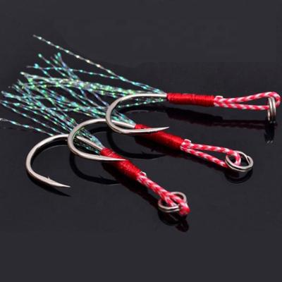 China Weihai Canglong Durable Saltwater Live Bait Big Game Fishing Stainless Hooks With Fiber Rope Flasher Shore for sale