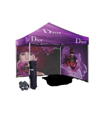 China Promotional Custom Material And Full Color Graphics 10' Luxury Outdoor Advertising Canopy Tent for sale