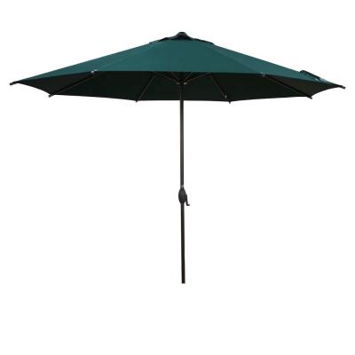 China Modern Promotion Commercial Parasol Patio Market Table Umbrella With Pulley System Outdoor Furniture for sale