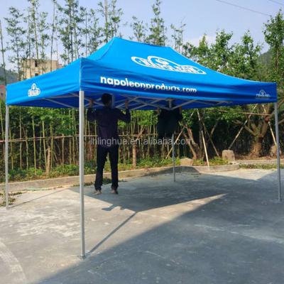 China Easy Assembly & Heavy Duty Carry High Quality Aluminum Luxury Noise Up Trade Show Instant Large BBQ Canopy Quick Folding Tent for sale