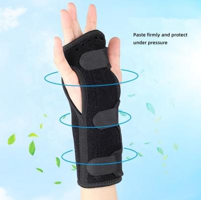 China Cushioned Adult Adjustable With Removable Metal Neoprene Wrist Brace Hand Splint Supporter Brace for sale