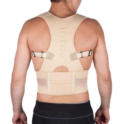 China Neoprene Back Braces Amazon Hot Sale Neoprene Lumbar Support Belt Posture Corrector Magnetic Back Brace for sale