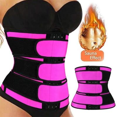 China Waist Trainer and Adjustable Breathable Effect Back Neoprene Sauna Support Waist Trimmer Waist Trimmer Trainer for sale