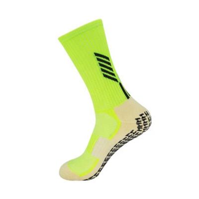 China Breathable Men's Anti-slip Sports Socks Grip Football Basketball Baseball Breathable Sports Rubber Socks for sale