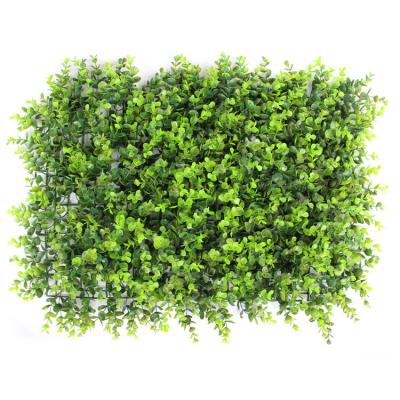 China Factory Price Eco-friendly Artificial Green Grass Wall Artificial Wall 40*60cm Leaves Decoration Garden/Hotel/Home for sale