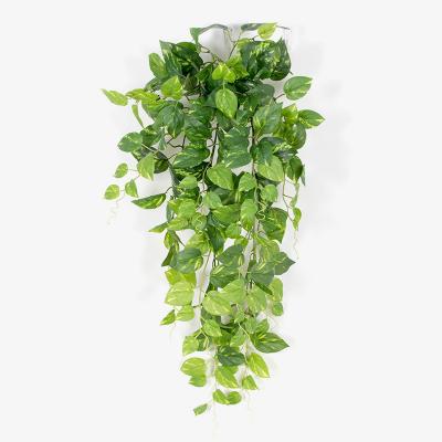 China Realistic Artificial Plant Vines Wall Hanging Simulation Rattan Leaves Branches Ivy Leaf Plant Home Wedding Green Plant Decoration for sale