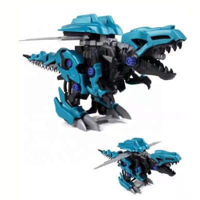 China Kids Action Training Ability Zhengguang Building Blocks 3 IN 1 Dinosaur Assembling DIY Assemble Robot Stem Dinosaur Educational Walking Toys For Children for sale