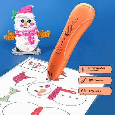 China ZG Hot Sale 3D Toys Amazone 3D Printer DIY Education Plastic Drawing Toys Drawing Printing 3D Pen For Kids for sale