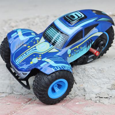 China Zhengguang 2.4G RC Hobby Car Toys For Boy Big Wheel Off-Road Blue Remote Control 4x4 Climbing Car With Light for sale