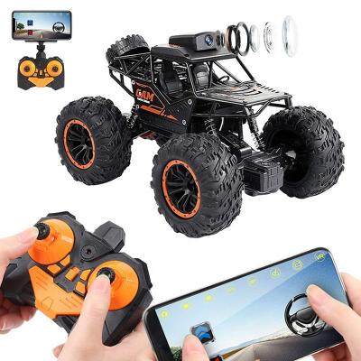 China RC Hobby Zhengguang 1/18 Scale Moving Camera Alloy RC Car 720P HD RC Climbing Hobby 2.4G 4WD Remote Control Car for sale