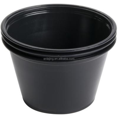 China Brand New Single Wall Biodegradable All Kinds of Models 2 oz Black PP Plastic Puff Party Cups - 2500/Case for sale