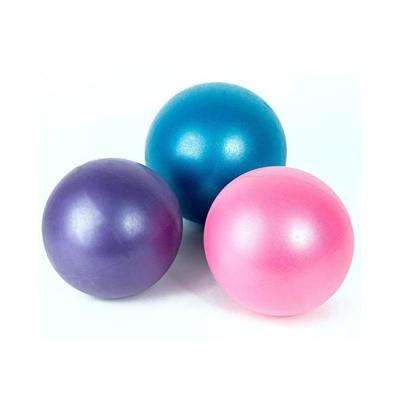 China Mini Yoga Ball 25cm Pilates Fitness Smooth Training Ball Anti-Slip Sport Fitball Make Balls For Fitness Resistant for sale