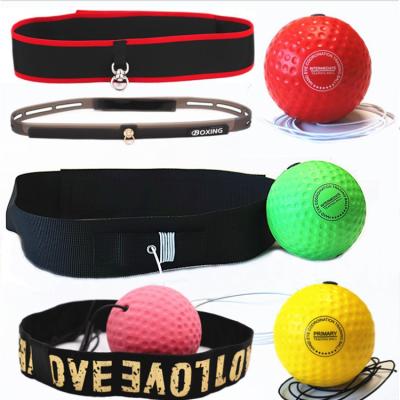 China PVC Fight Boxing Ball Equipment With Head Band For Speed ​​Training Reflex Boxing for sale