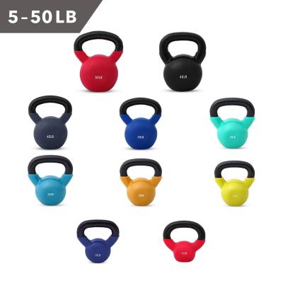 China Universal Fitness Kettlebell Weights Vinyl Coated 10 Iron Size & Pack Options, 5-50 lbs Coated For Floor & Equipment Protection for sale