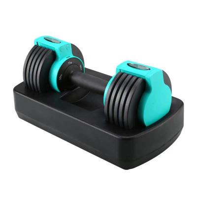 China Home Use Dumbbell Fitness Adjustable Dial Dumbbell With Handle And Weight Plate For Home Gym Note: Single (12kgs) for sale