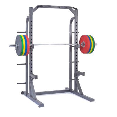 China Modern Multi-Function Adjustable Power Cage Power Squat Rack with J-Hooks, Dip Bars and Other Optional Attachments for sale