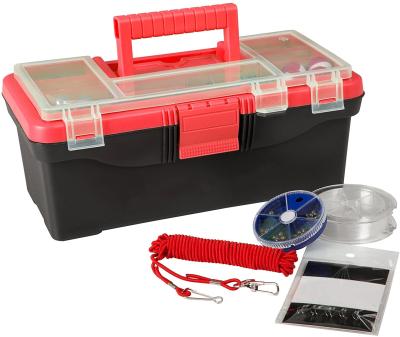 China PP+ABS Fishing Single Tray Tackle Box Outdoors Storage Cube for sale