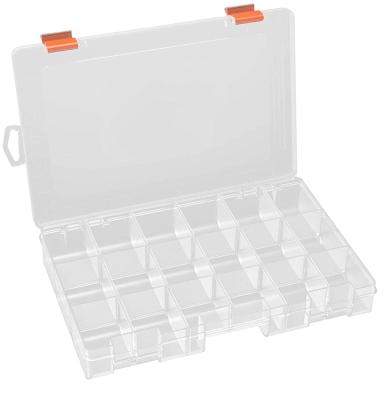 China Plastic Storage Organizer Cube Removable Dividers Plastic Lure Fish Lure Box for sale