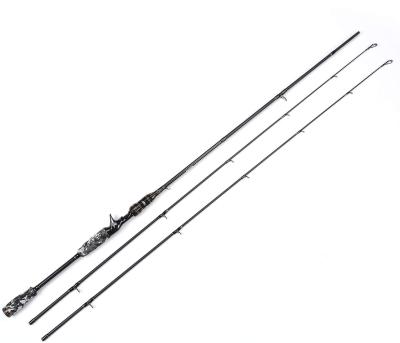 China Carbon 2-Piece 7-Feet Rig Rod 24 Ton Carbon Fiber Baitcasting Fishing Rod with 2 Tips - Medium and Medium Heavy Portable Baitcast R for sale