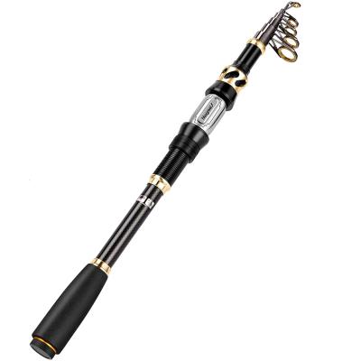 China Fishing Spinning Casting Pole Carbon Telescopic Fishing Rod For Ocean Boat Fishing for sale