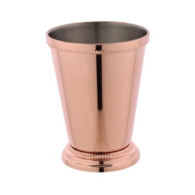 China 350ML 304 Stainless Steel Moscow Mule Mojito Mint Julep Copper Mugs for sale