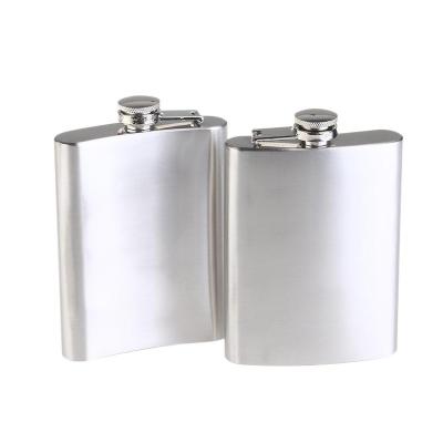 China Minimalist Wholesale Travel Stainless Steel Portable Hip Flask for sale