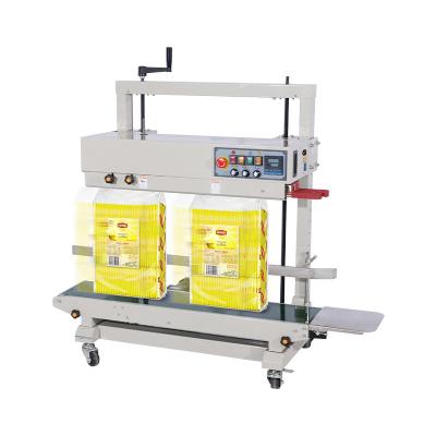 China High Quality Automatic Vertical Food Induction Heat Continuous Strip Sealer And Plastic Sachet Sealing Machine for sale