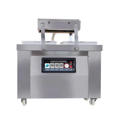 China DZ400/2 Flat Type Double Chamber Vacuum Packing Machine Vacuum Sealer Food Machine for sale