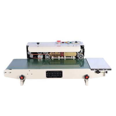 China Food Bespacker FR-770 Automatic Continuous Plastic Bag Heat Sealer Sealing Machine For Aluminum Foil Plastic Bag for sale