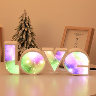 China Girls Home Colorful Light Kids Bedroom Lamp USB Positive Quiet Night Love Living Room Bedroom Vibraphone Cool Neon Sign Bedroom Nursery Calm Relaxation Sooth for sale