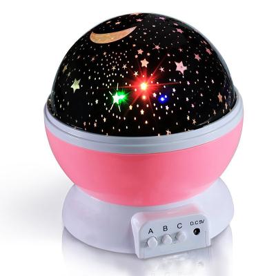 China Dreamy Rotating Projection Lamp Baby Night Lights, Moon Star Projector 360 Degree Rotation, Romantic Night Lighting Lamp, Unique Gifts for Birthday Nursery OE for sale