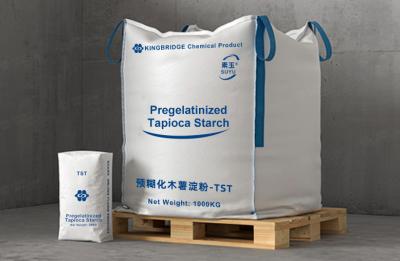 China Industrial Pregelatinized cassava or tapioca starch for Binding for sale