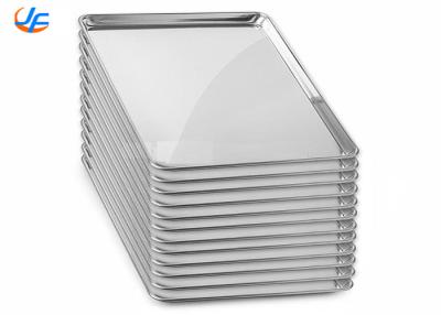 China RK Bakeware China 400x600mm Aluminium Baking Tray , Aluminium Bread Cookie Sheet Pan Baking Tray for sale