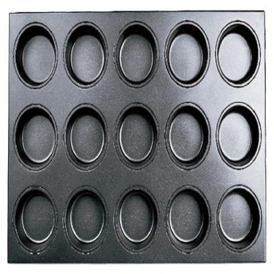 China                  Rk Bakeware China-Commercial Nonstick Muffin Cake Baking Tray Square Cake Tray Cupcake Baking Tray              for sale