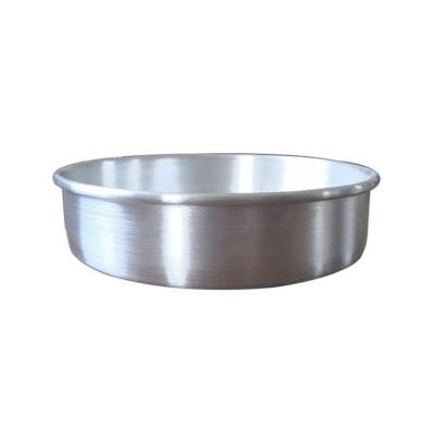 China 6*3 inch aluminum round fixed bottom springform cake pan for sale