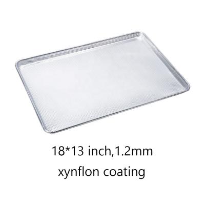 China 13*18 inch 1.2mm aluminum tray coating pan non-stick pan meat pan hot tray for sale