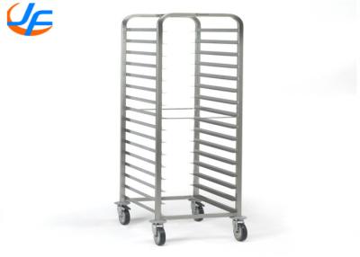 China RK Bakeware China Foodservice NSF Custom Stainless Steel Oven Baking Tray Trolley Double Oven Rack for sale