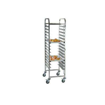 China RK Bakeware China- Aluminum Commercial Baking Tray Trolley / 32 Trays Stainless Steel Baking Trolley Rack for sale