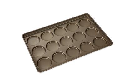 China PFA 0.8mm 600x400x40mm Hamburger Bun Baking Pan for sale