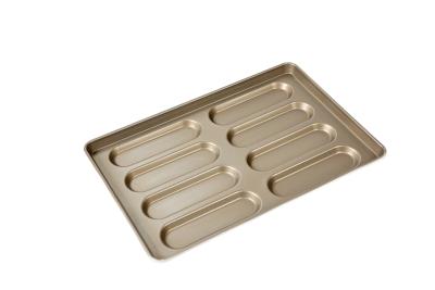 China 600x400x41mm Hot Dog Bun Baking Pan Aluminized Steel Cookie Sheet for sale